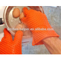 Promotion Food Grade FDA Küche Silikon Hand Handschuhe Hersteller in China / Silikon Ofen Mitt / Grillen BBQ Handschuhe